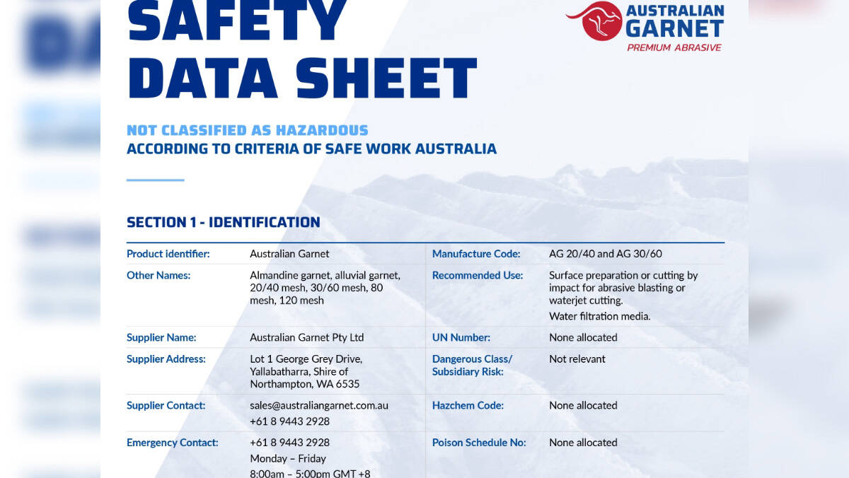 Safety Data Sheet